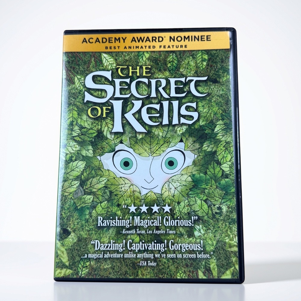 The Secret of Kells DVD Celtic Animated Fantasy Movie Academy Award Nominee